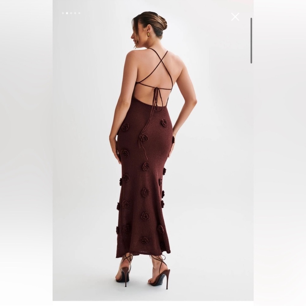 Meshki Suki Knit Plum Dress - Picture 2 of 5